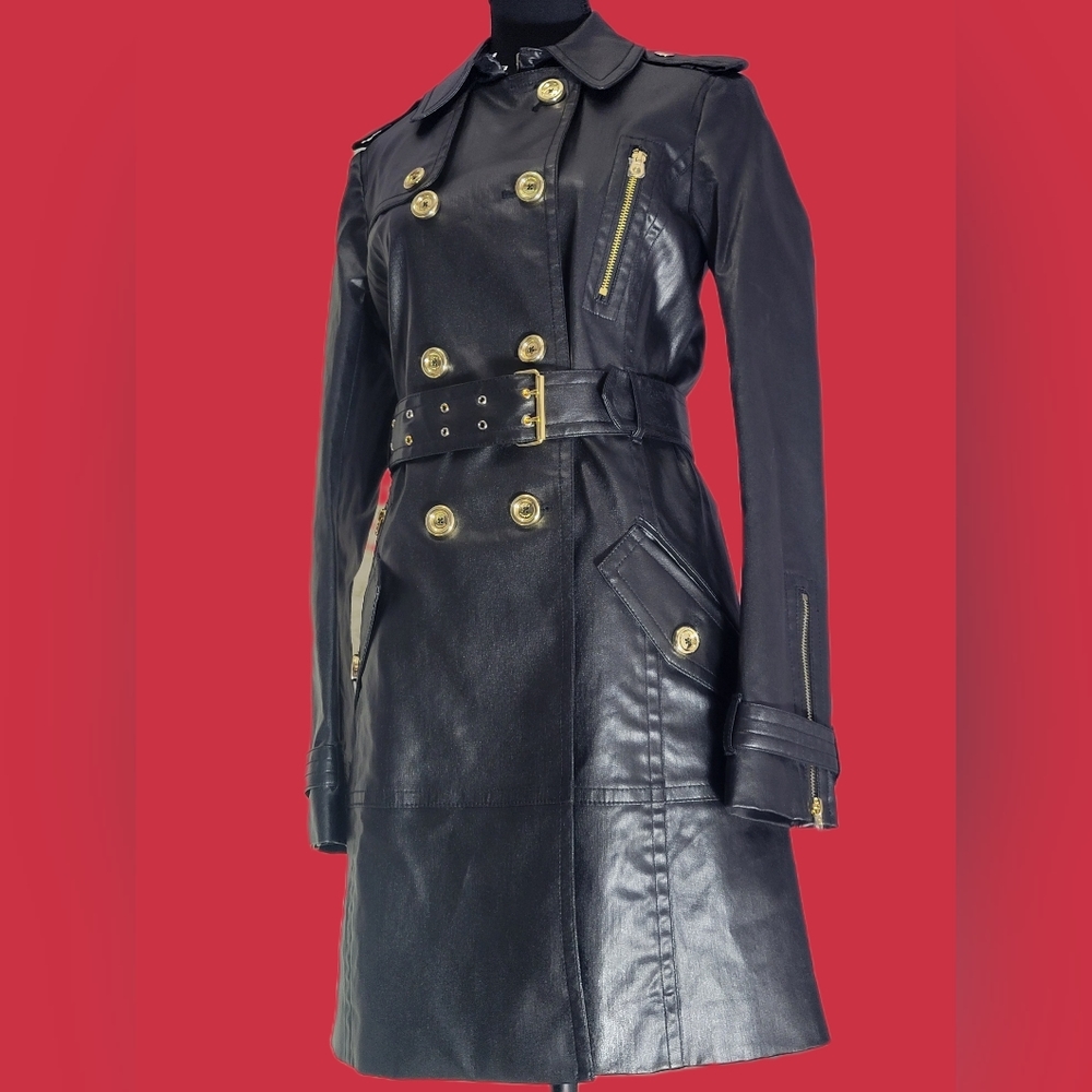 Juicy Couture Black trench. Size medium - Picture 5 of 9